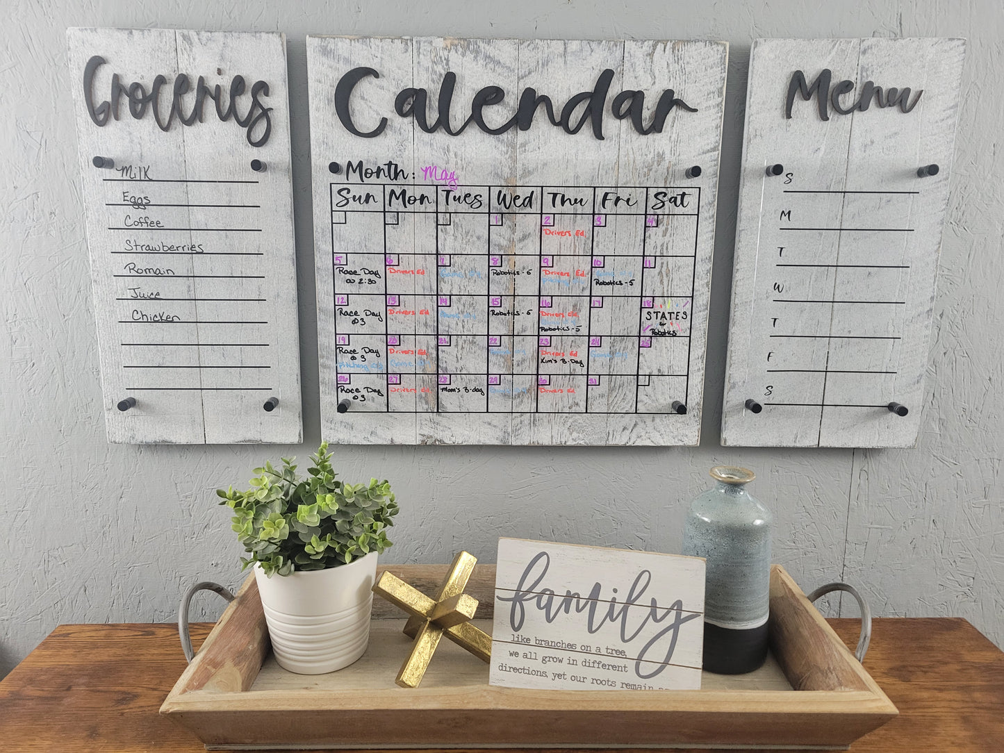 Acrylic Calendar with a Farmhouse Twist