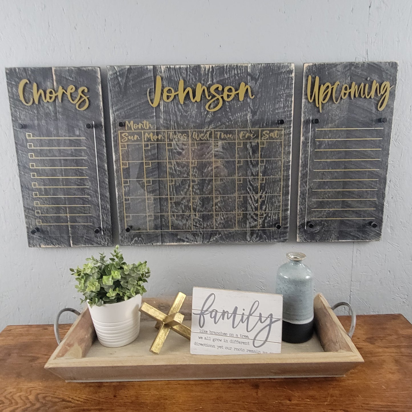 Acrylic Calendar with a Farmhouse Twist