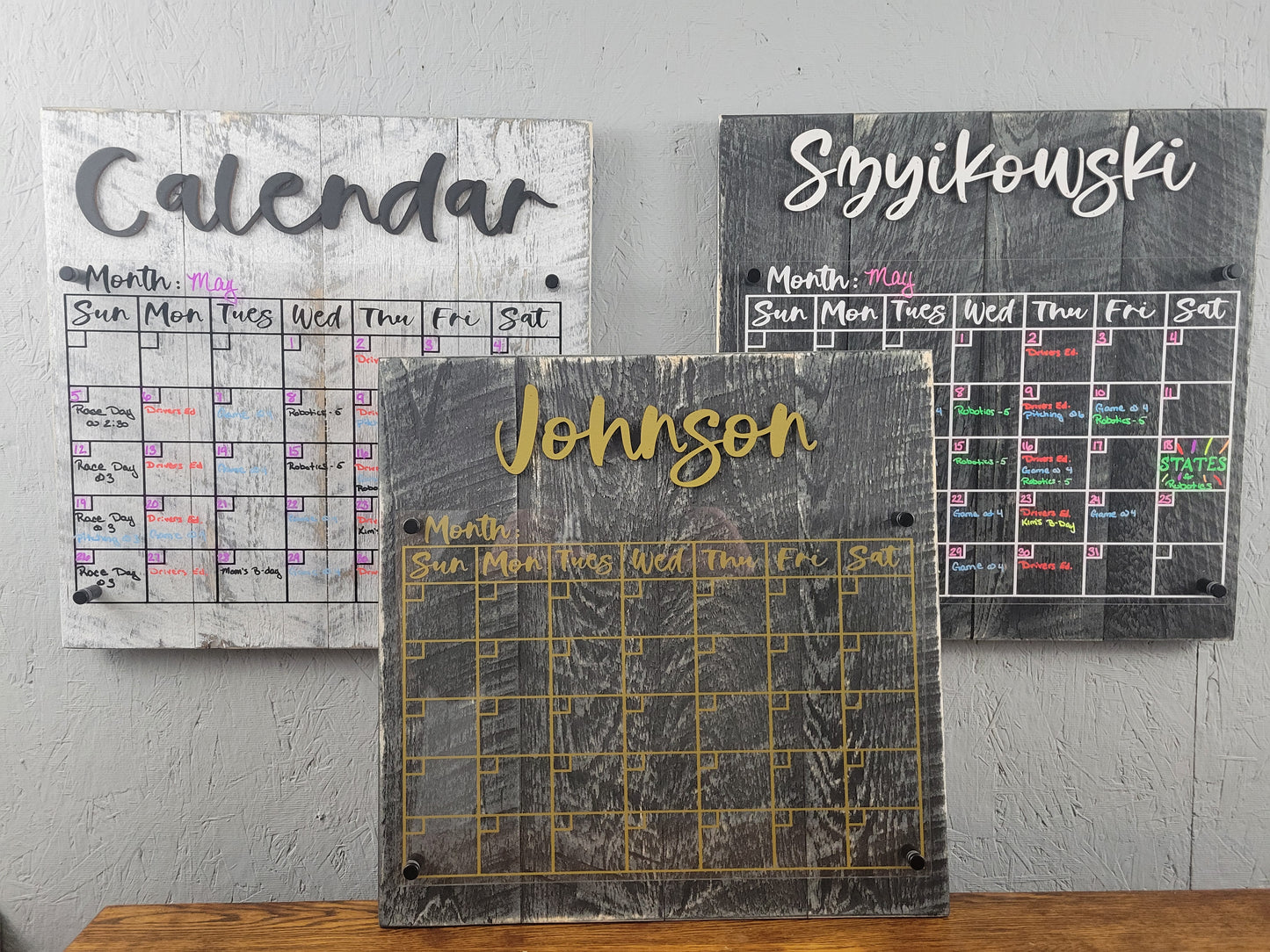 Acrylic Calendar with a Farmhouse Twist